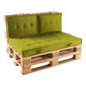 Set divani in pallet + cuscini da giardino