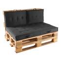 Set divani in pallet + cuscini da giardino