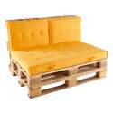Set divani in pallet + cuscini da giardino