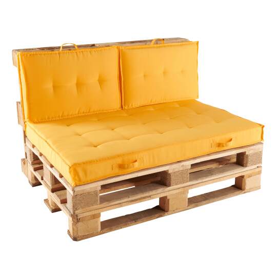 Set divani in pallet + cuscini da giardino