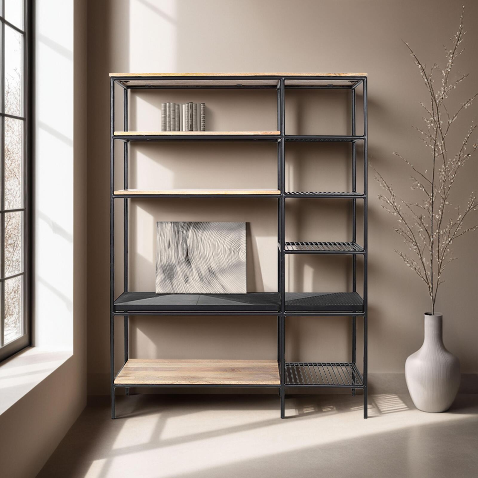 Libreria in marmo e metallo 162 x 109 cm
