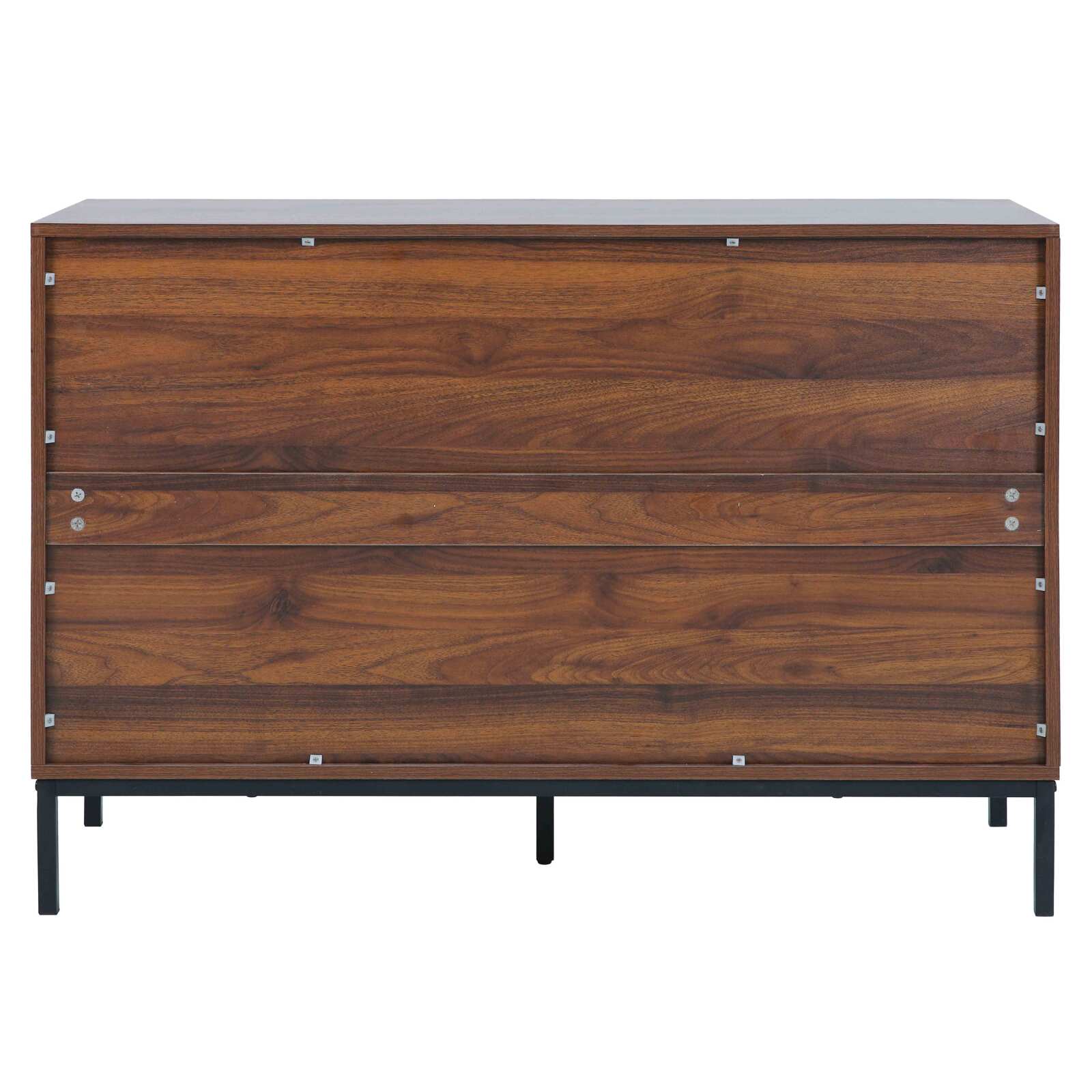 Cassettiera con 6 cassetti in MDF nobilitato decoro 112 cm