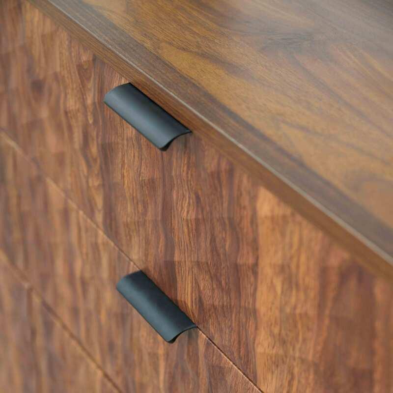 Cassettiera con 6 cassetti in MDF nobilitato decoro 112 cm (6/7)