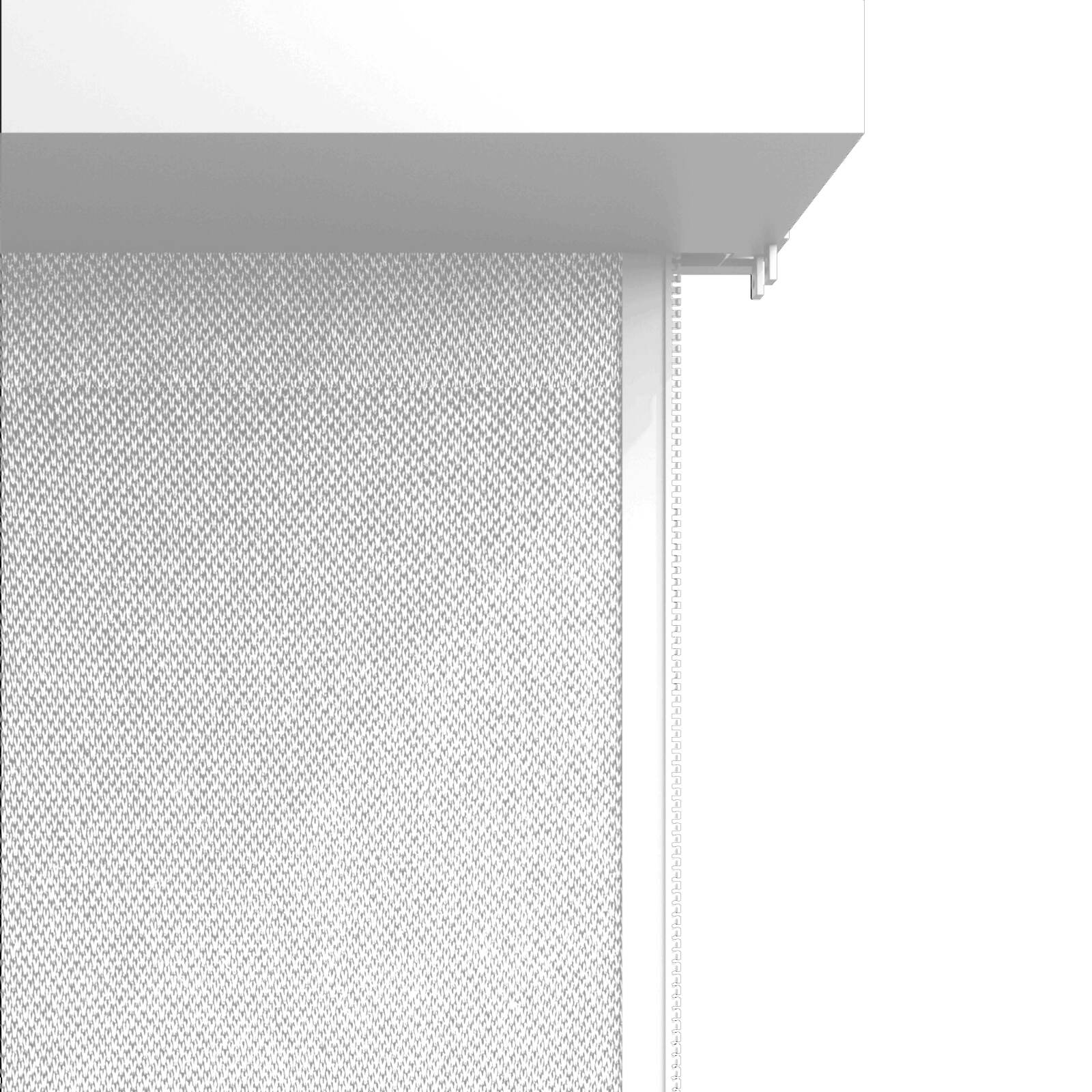 Pergola bioclimatica addossata 4x3m motorizzata/illuminata in alluminio bianco con 1, 2 o 3 tende