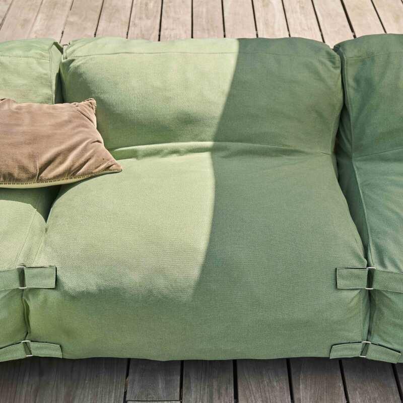 Divano modulare da esterno con 3 poltrone e 1 chaise longue (5/7)