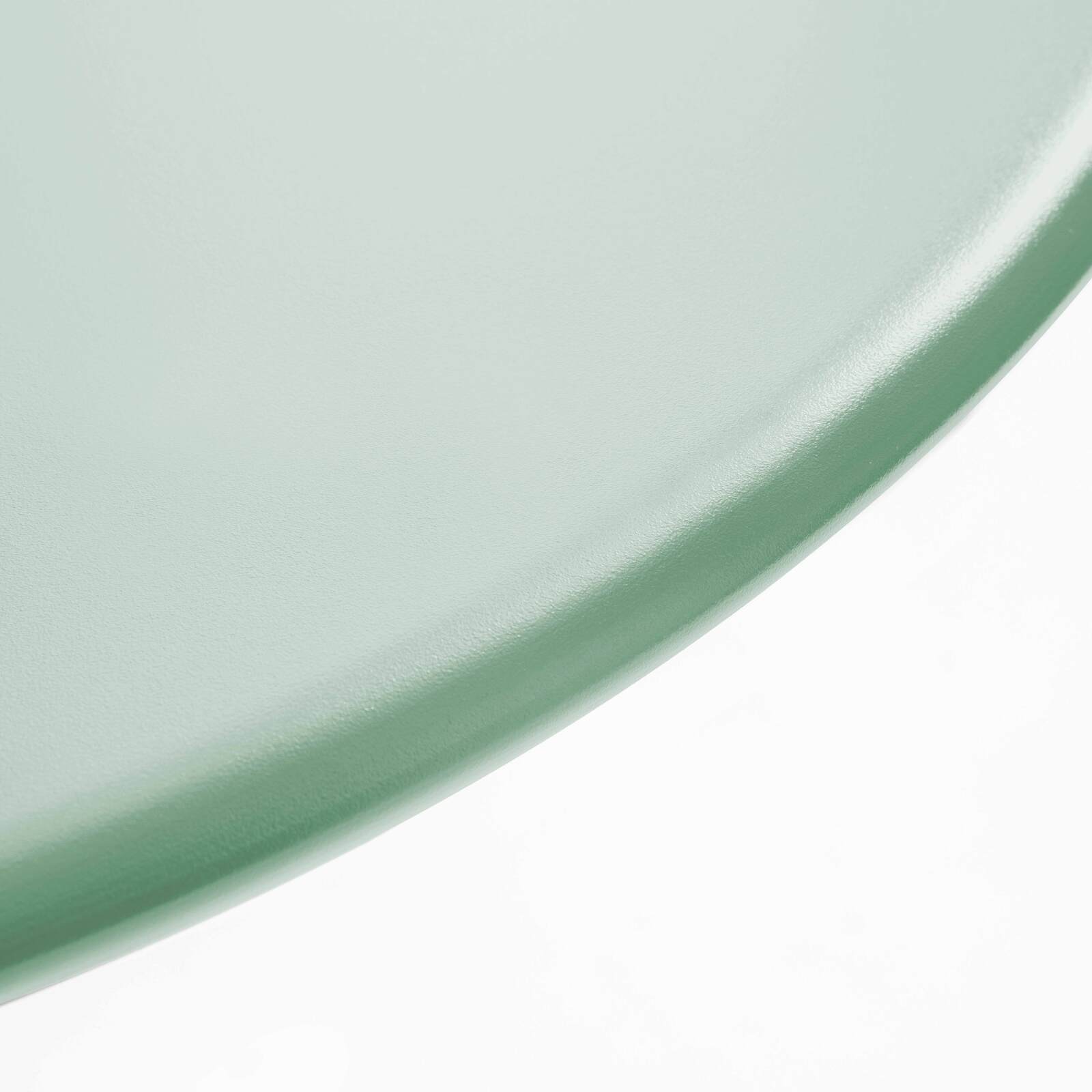 Tavolo da giardino rotondo Ø120 x 72 cm e 6 sedie con braccioli in metallo