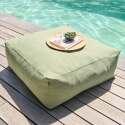 Divano modulare da esterno con 5 poltrone, 2 poltrone angolari e 1 pouf