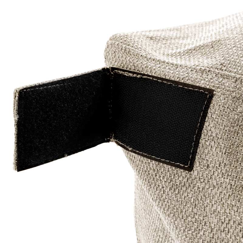 Divano modulare da esterno con 2 poltrone