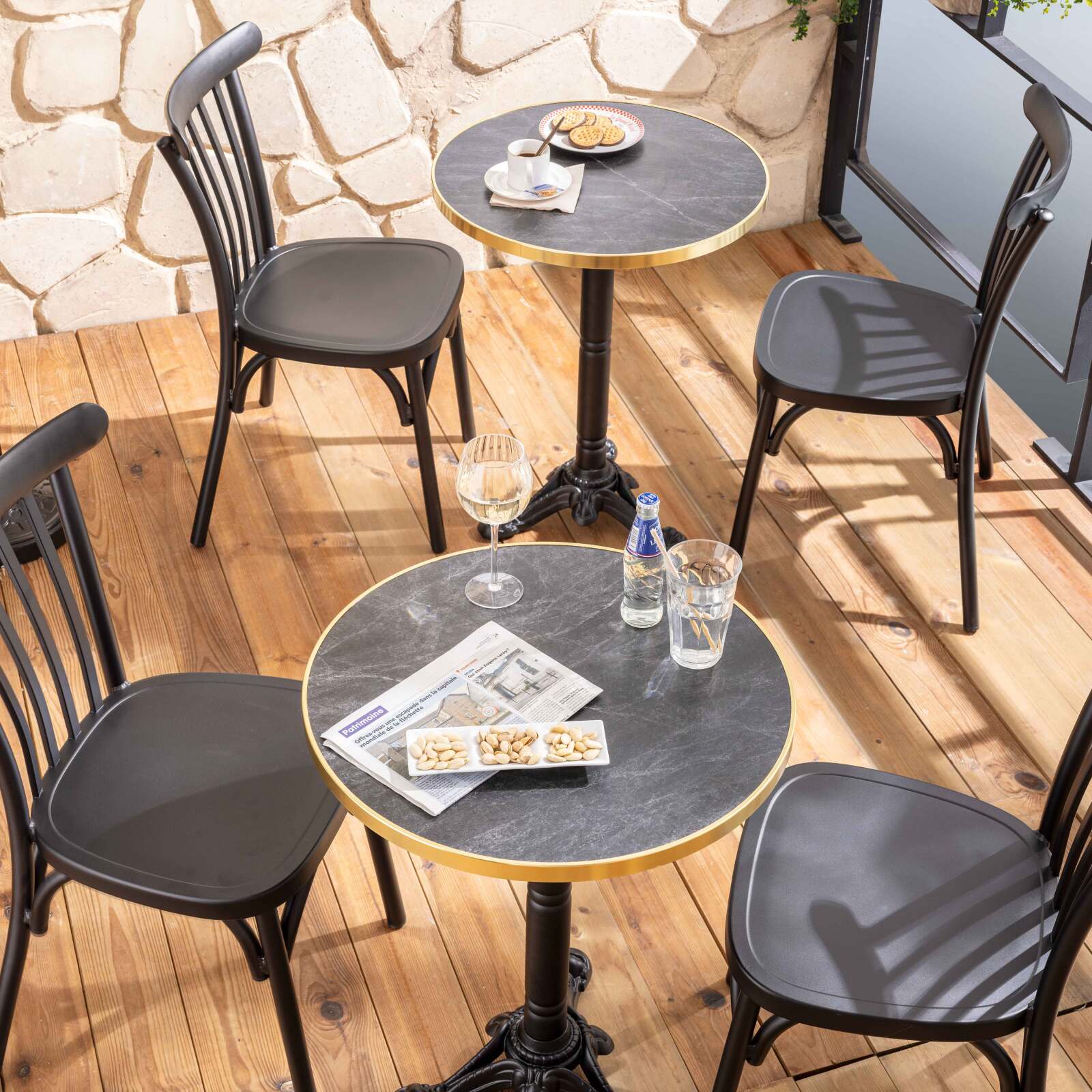 Sedia da giardino in alluminio