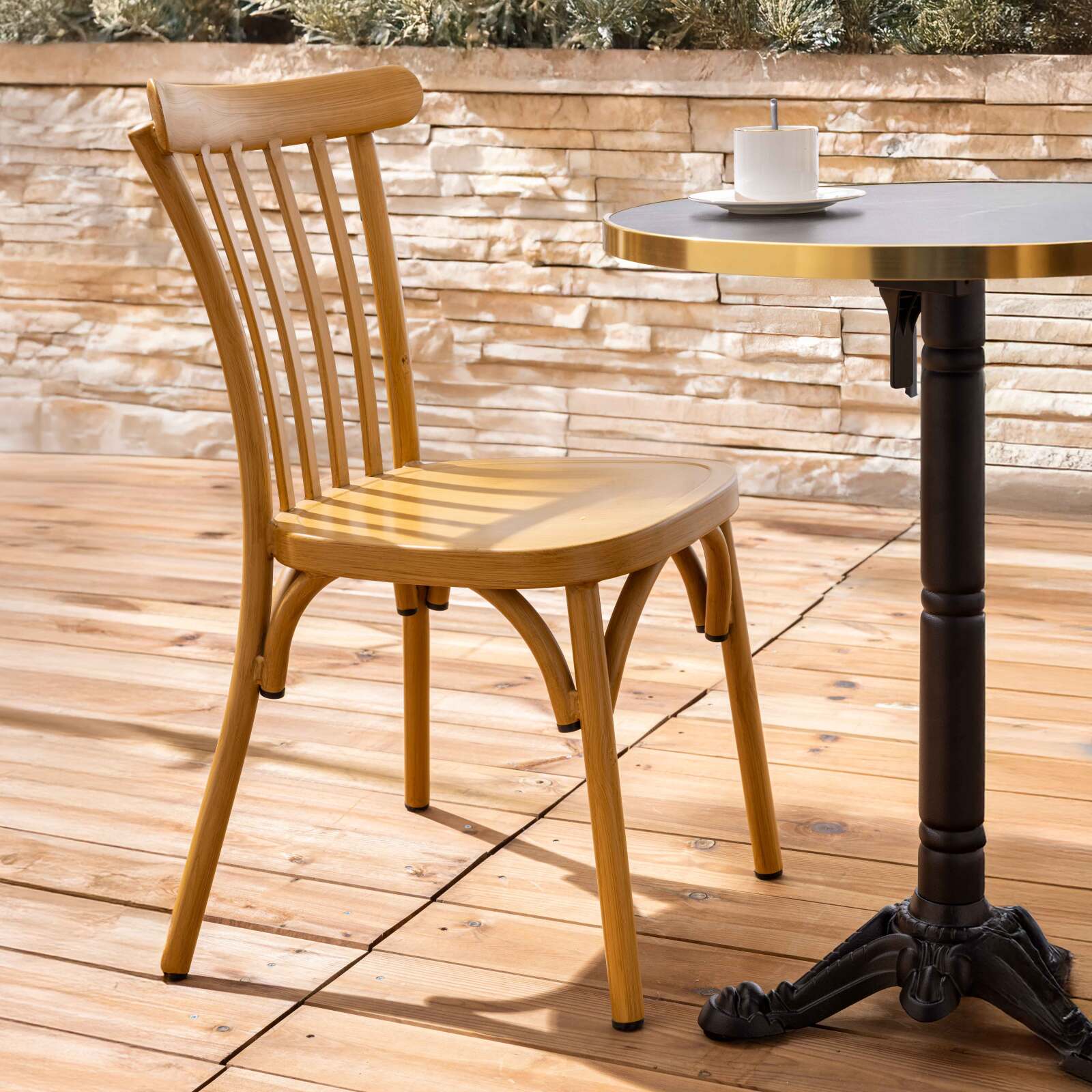 Sedia da giardino in alluminio