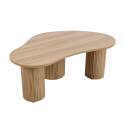 Tavolino in MDF con decoro in melaminico