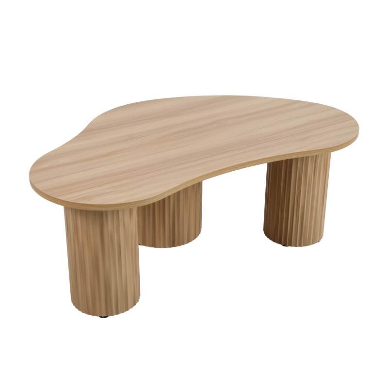 Tavolino in MDF con decoro in melaminico