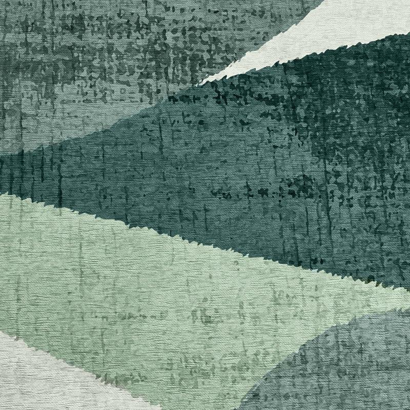 Tappeto rettangolare in ciniglia di poliestere a pelo corto 