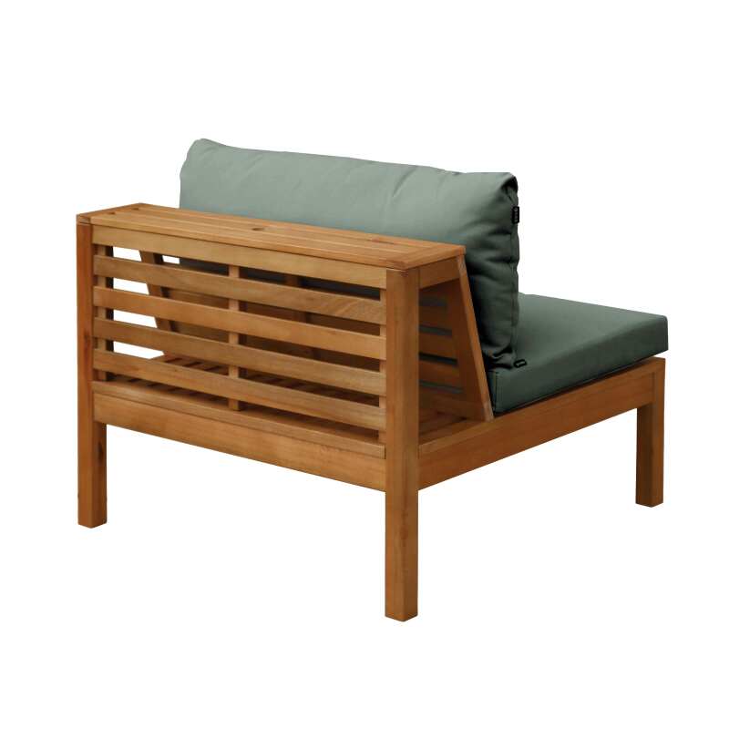Poltroncina bassa da giardino in legno di eucalipto FSC® (5/7)
