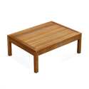 Salotto da giardino basso a 8 posti con tavolo in legno di eucalipto FSC®