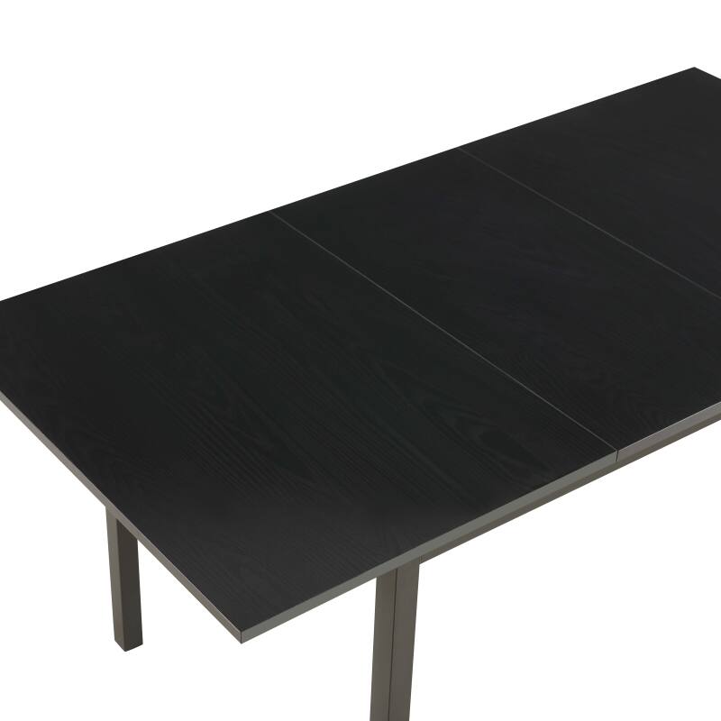 Tavolo da pranzo rettangolare (120/160 x 80 x 75 cm) in MDF con finitura melaminica