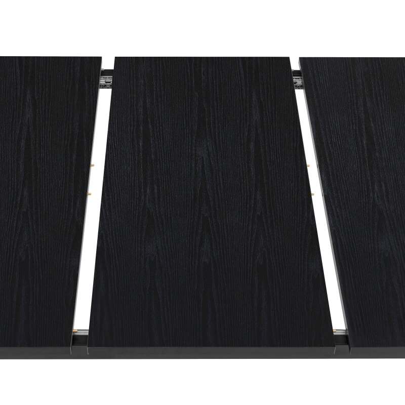 Tavolo da pranzo rettangolare (120/160 x 80 x 75 cm) in MDF con finitura melaminica