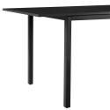 Tavolo da pranzo rettangolare (120/160 x 80 x 75 cm) in MDF con finitura melaminica
