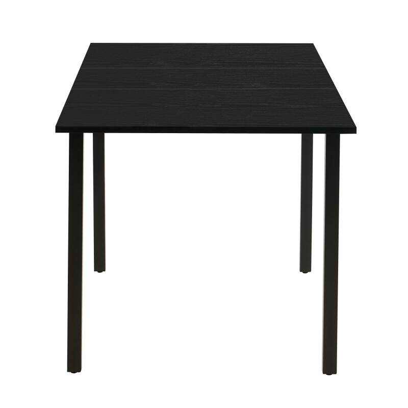 Tavolo da pranzo rettangolare (120/160 x 80 x 75 cm) in MDF con finitura melaminica