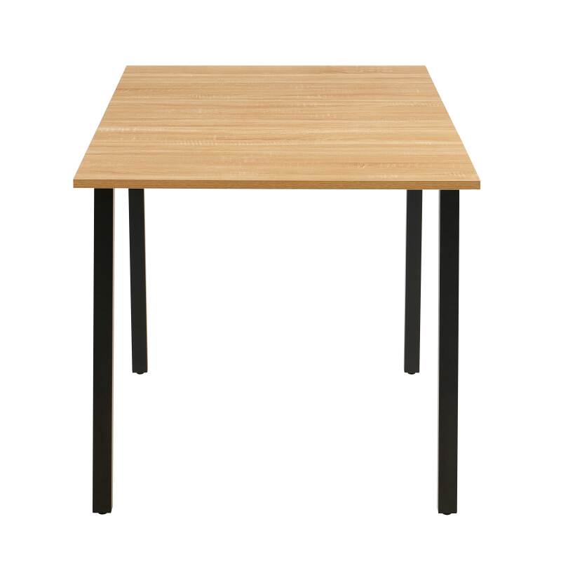 Tavolo da pranzo rettangolare (120/160 x 80 x 75 cm) in MDF con finitura melaminica