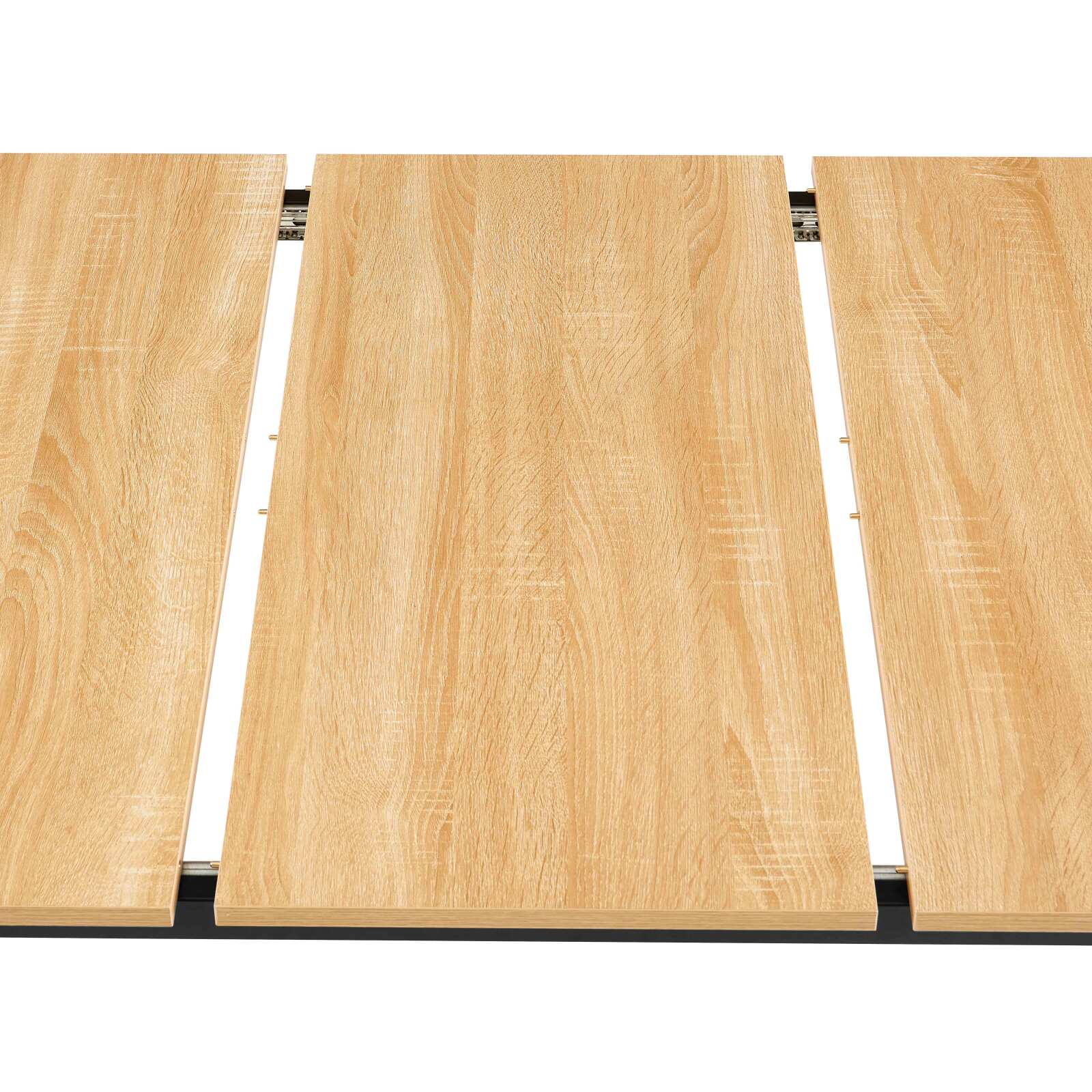 Tavolo da pranzo rettangolare (120/160 x 80 x 75 cm) in MDF con finitura melaminica 