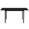 Tavolo da pranzo rettangolare (120/160 x 80 x 75 cm) in MDF con finitura melaminica