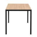 Tavolo da pranzo 140 x 80 x 76,5 cm in MDF con finitura melaminica