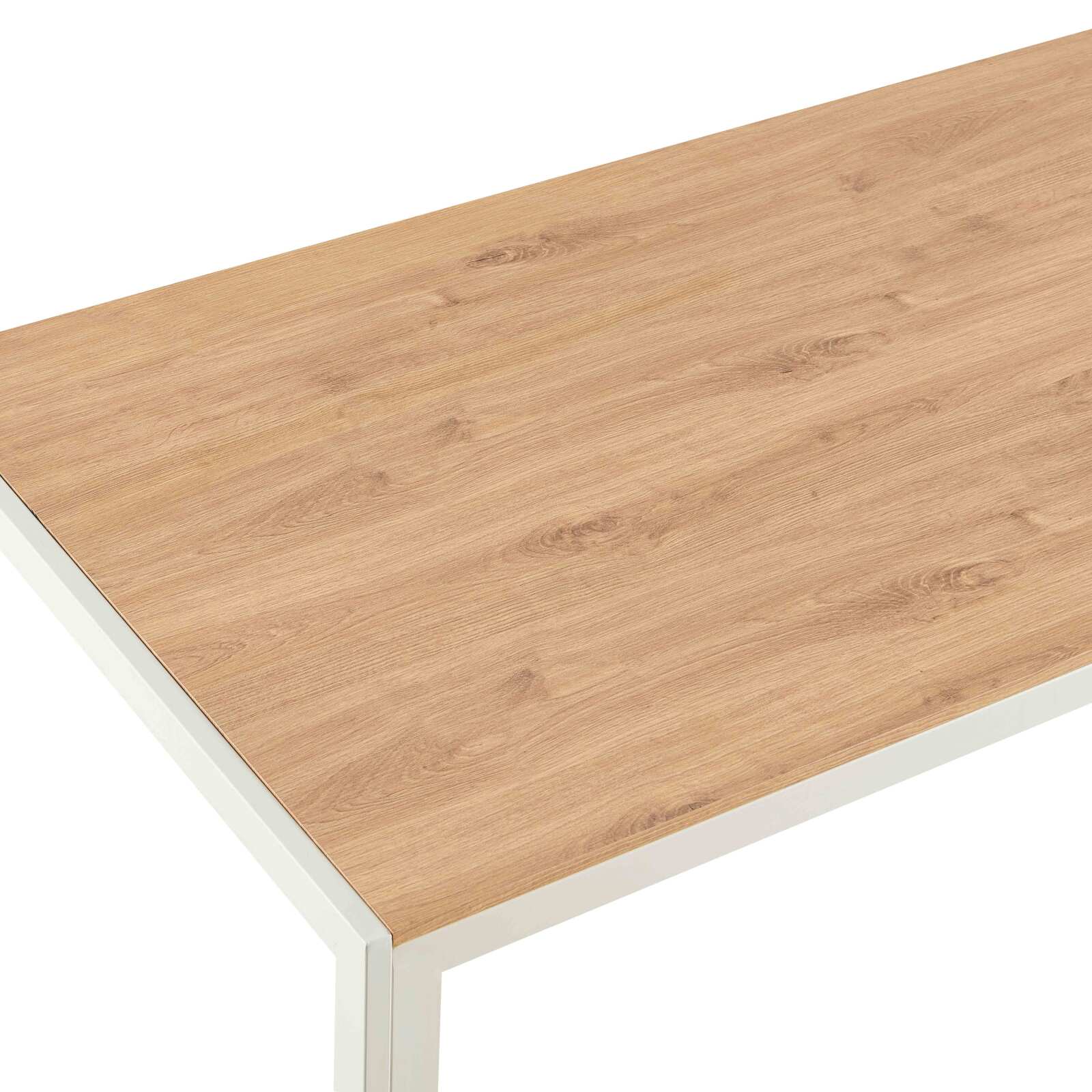 Tavolo da pranzo 140 x 80 x 76,5 cm in MDF con finitura melaminica