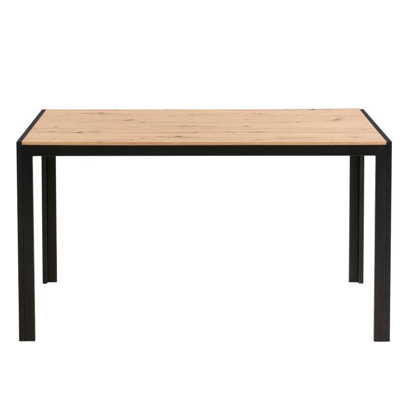 Tavolo da pranzo 140 x 80 x 76,5 cm in MDF con finitura melaminica