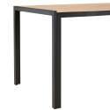 Tavolo da pranzo 140 x 80 x 76,5 cm in MDF con finitura melaminica