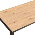 Tavolo da pranzo 140 x 80 x 76,5 cm in MDF con finitura melaminica