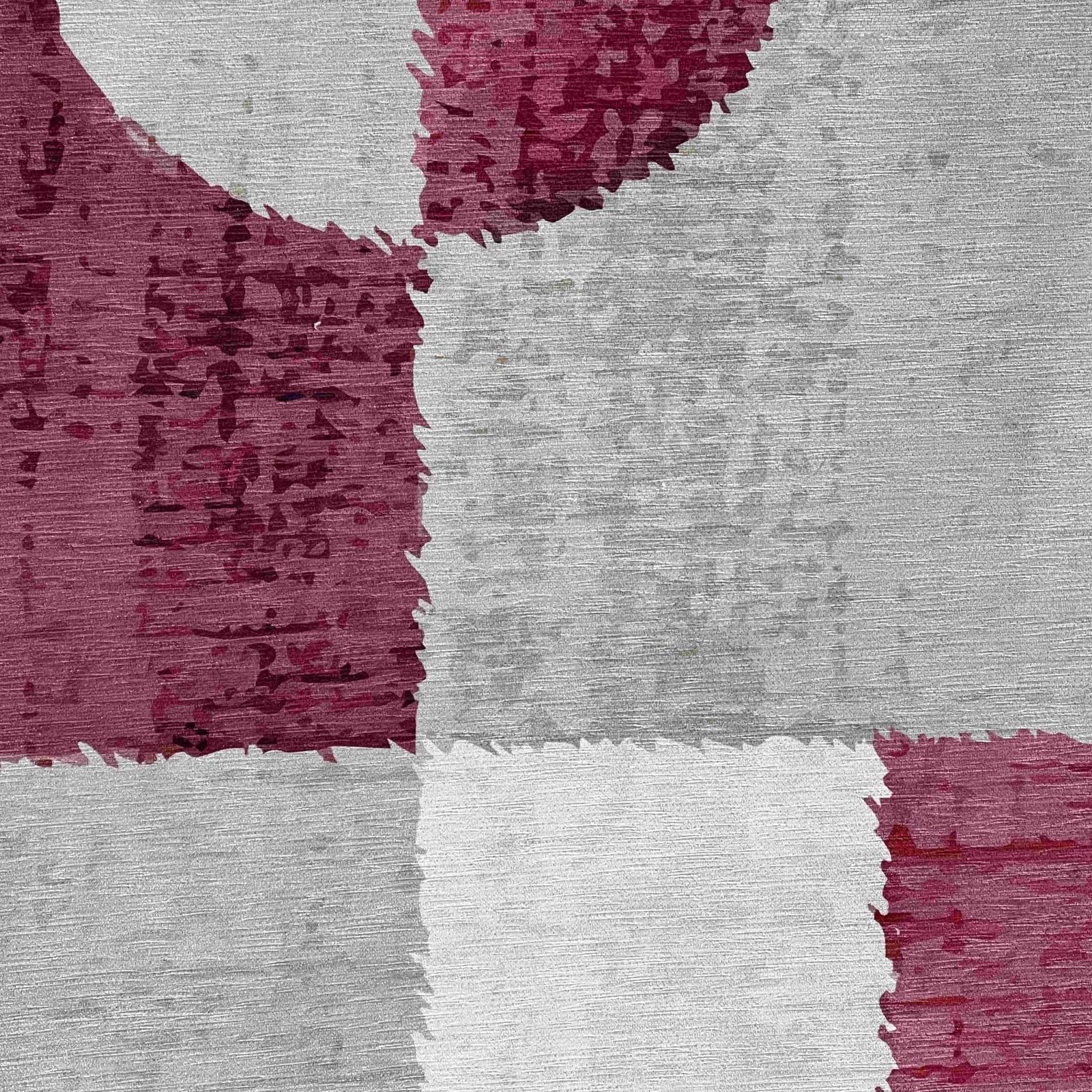 Tappeto rettangolare in ciniglia di poliestere a pelo corto 