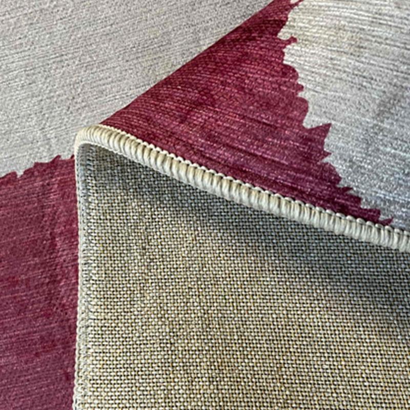 Tappeto rettangolare in ciniglia di poliestere a pelo corto 