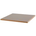 Piano tavolo 60 x 60 cm in melaminico con bordi in PVC