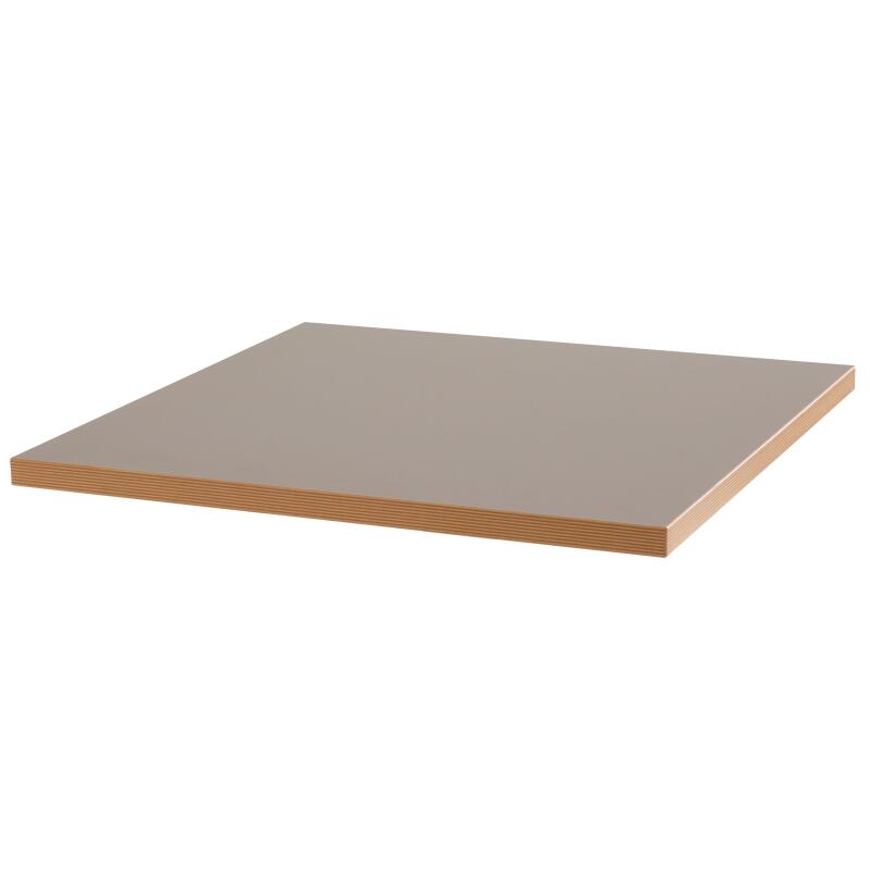 Piano tavolo 60 x 60 cm in melaminico con bordi in PVC