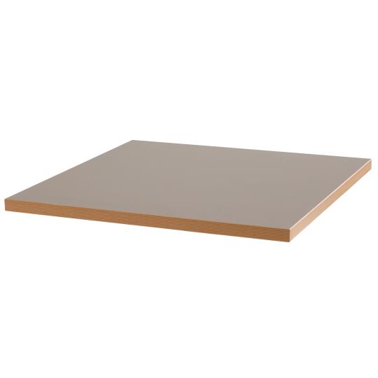Piano tavolo 60 x 60 cm in melaminico con bordi in PVC