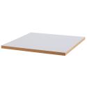 Piano tavolo 60 x 60 cm in melaminico con bordi in PVC