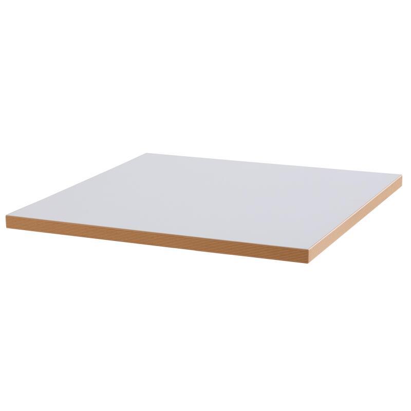 Piano tavolo 60 x 60 cm in melaminico con bordi in PVC
