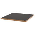 Piano tavolo 60 x 60 cm in melaminico con bordi in PVC