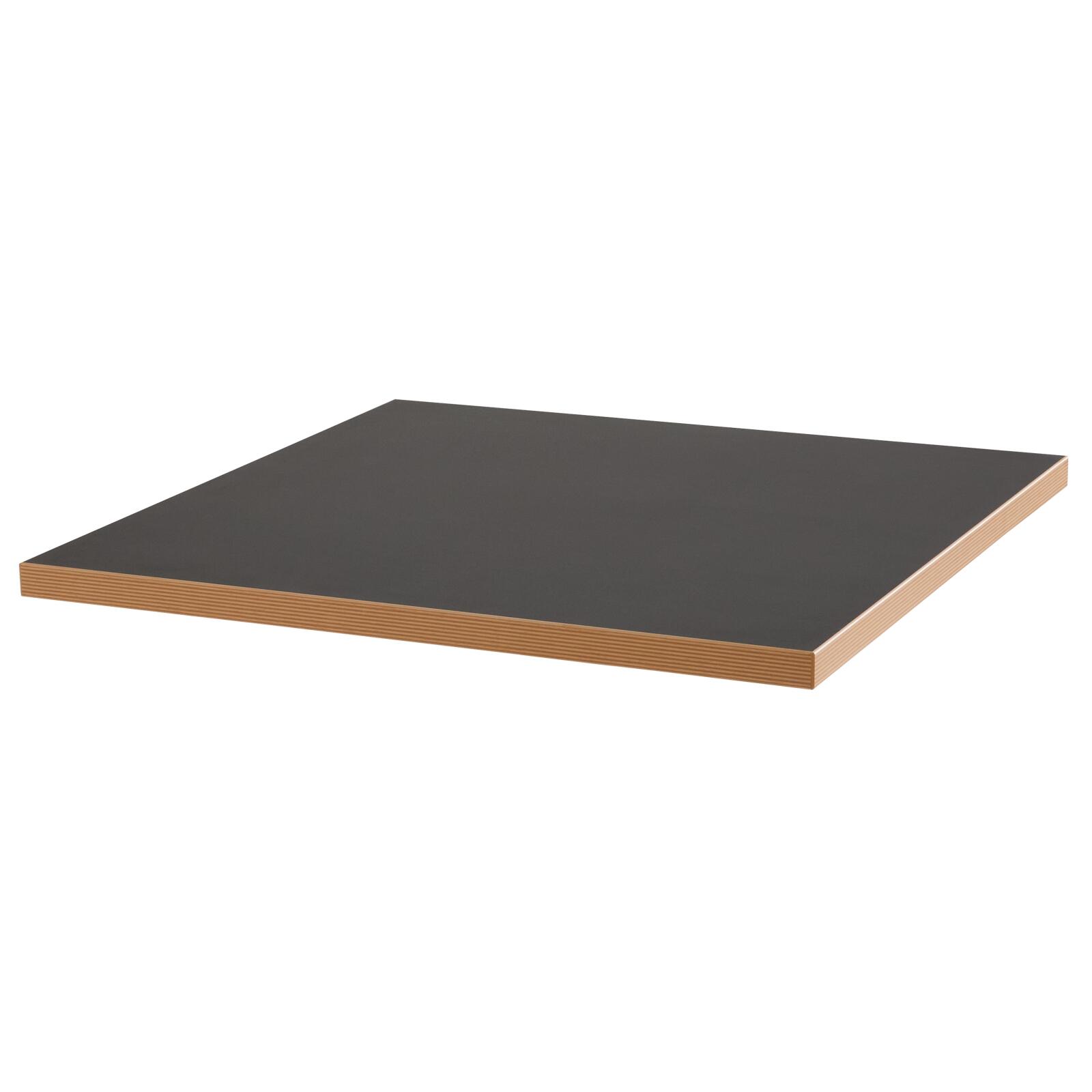 Piano tavolo 60 x 60 cm in melaminico con bordi in PVC