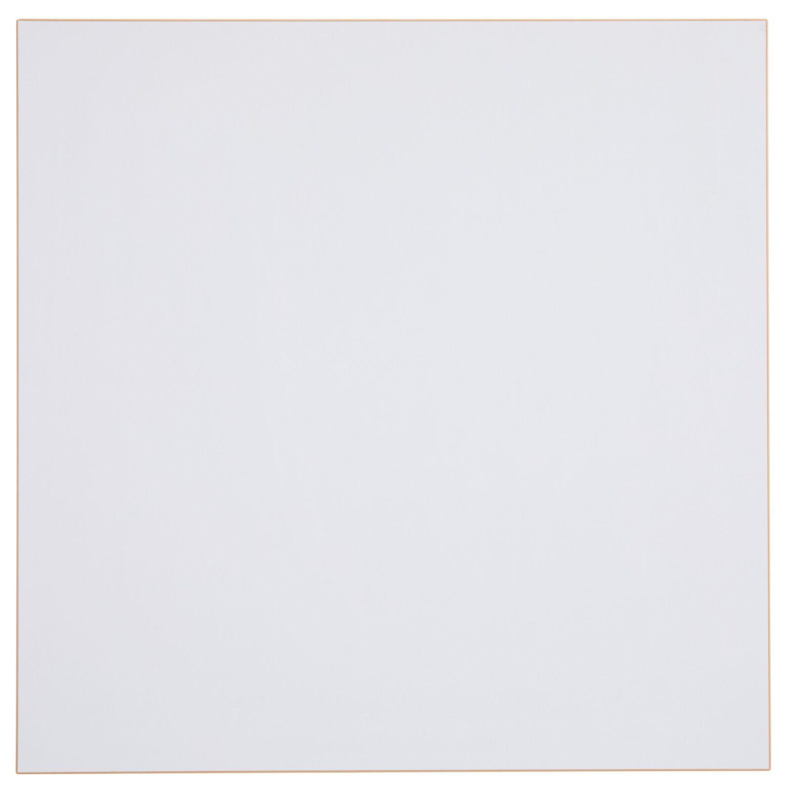 Piano tavolo 60 x 60 cm in melaminico con bordi in PVC