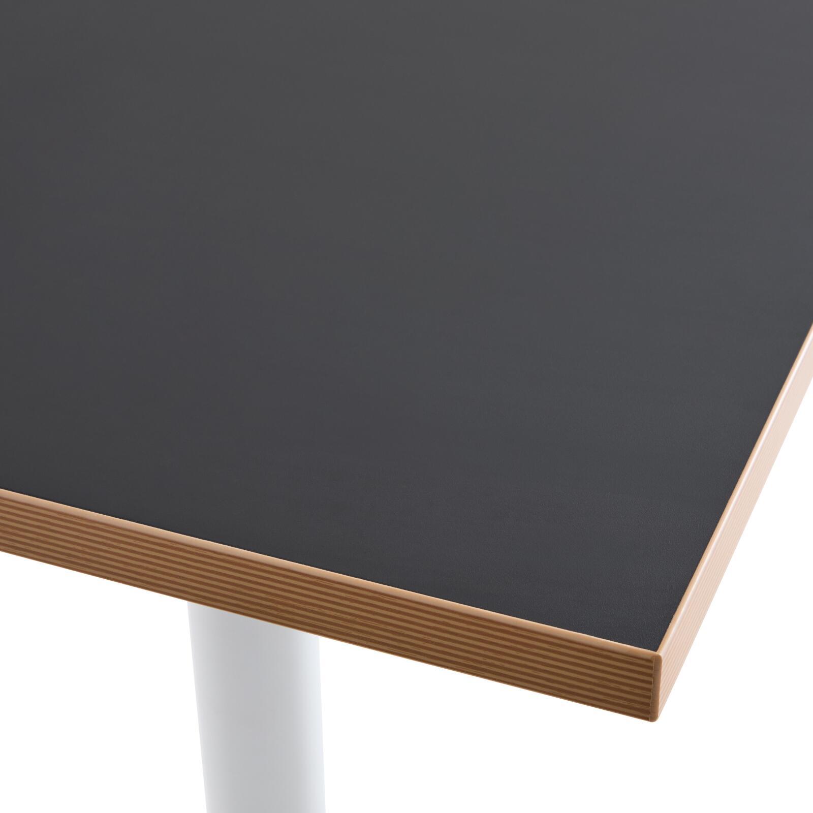 Piano tavolo 60 x 60 cm in melaminico con bordi in PVC