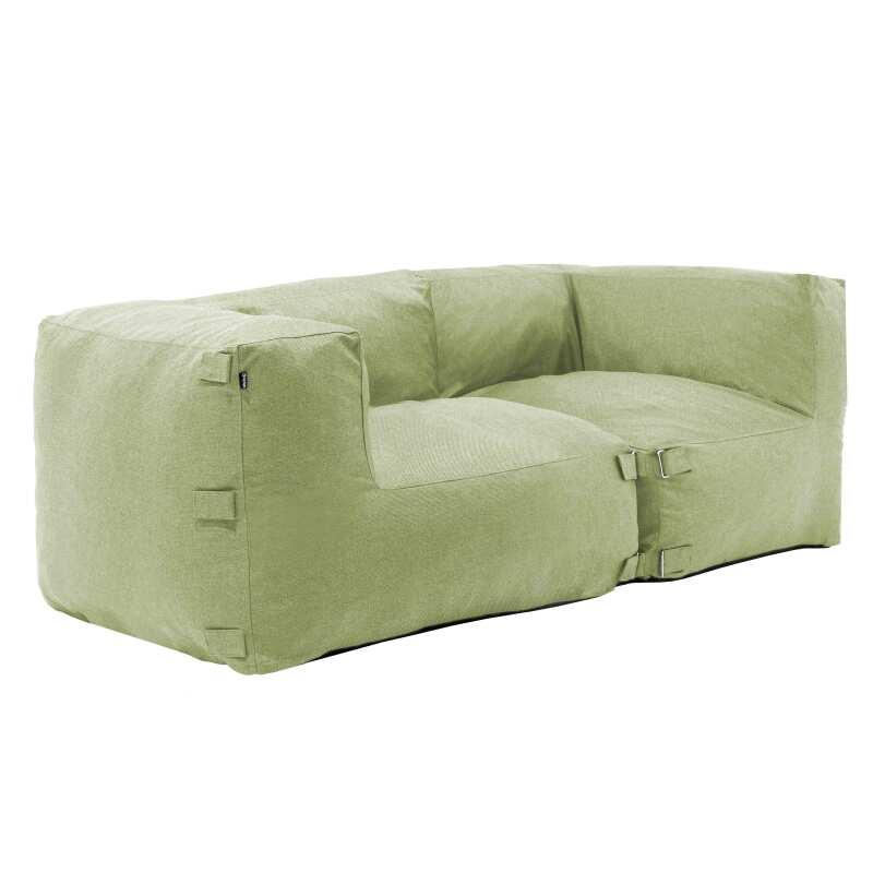 Mobile da giardino componibile con 2 poltrone angolari