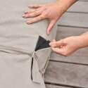 Mobile da giardino componibile con 2 poltrone angolari