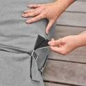 Mobile da giardino componibile con 2 poltrone angolari