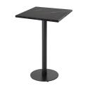 Tavolo da pronzo alto 60 x 60 cm in truciolare con rivestimento melaminico