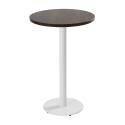 Tavolo da pronzo alto rotondo Ø60 cm in truciolare con rivestimento melaminico