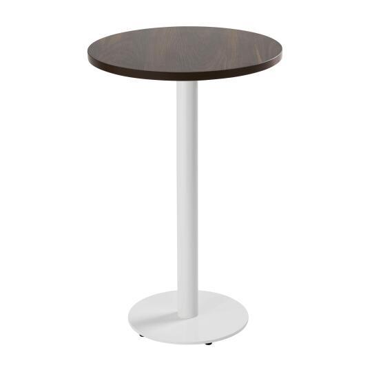 Tavolo alto rotondo Ø60 cm in truciolare con rivestimento melaminico | Oviala