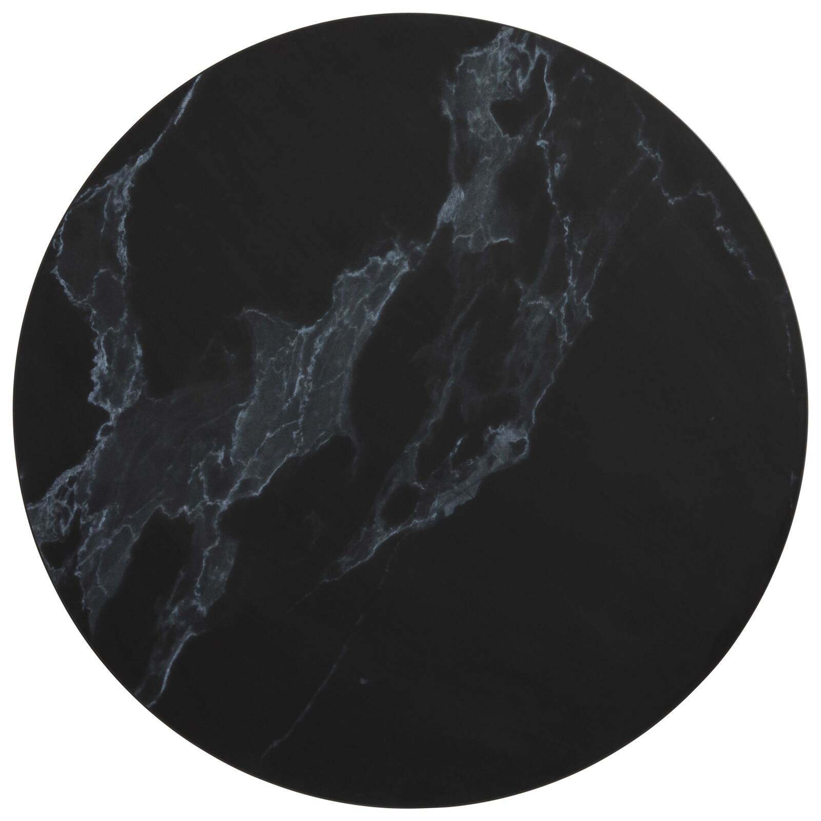 Tavolo da pronzo alto rotondo Ø60 cm in truciolare con rivestimento melaminico