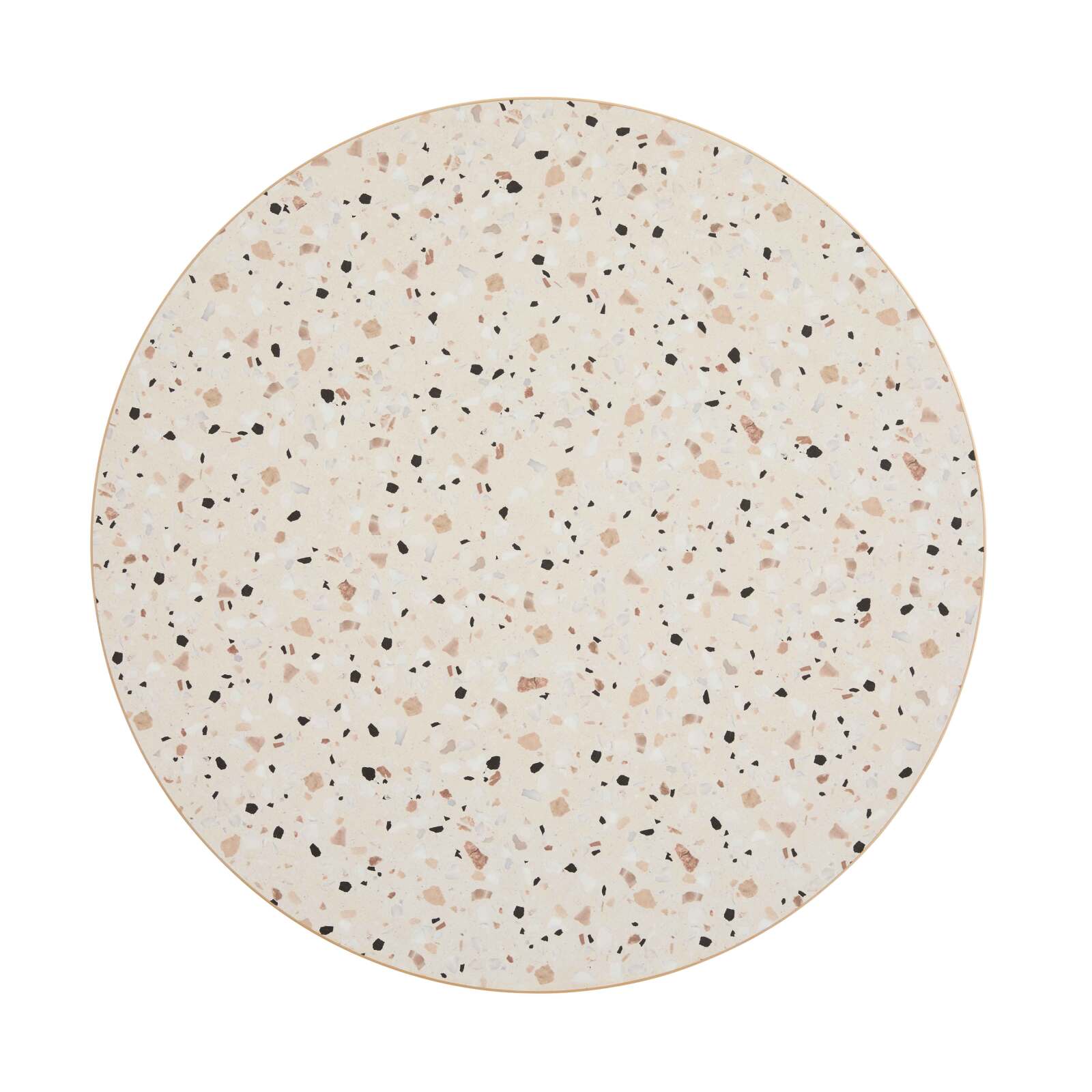 Tavolo da pronzo alto rotondo Ø60 cm in truciolare con rivestimento melaminico